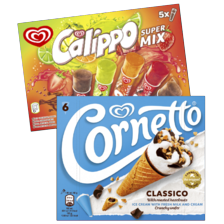 Ola waterijs of cornetto